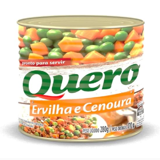 Imagem de Ervilha e cenoura quero lata 170g