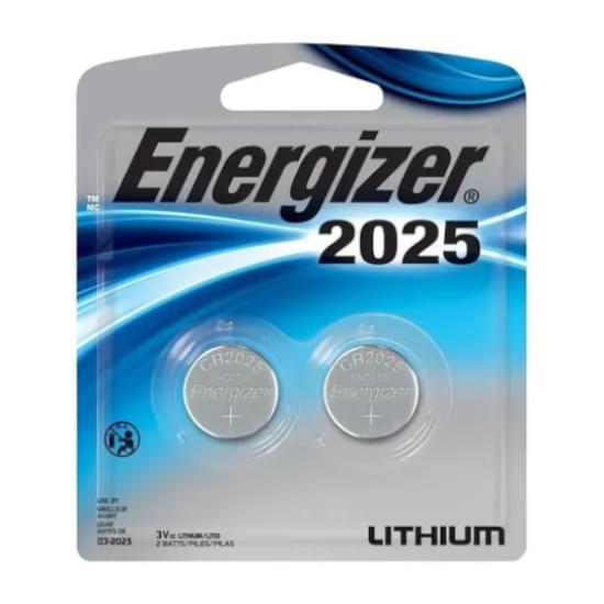 Imagem de Bateria elétrica lithium cr2025 3v energizer | com 2 unidades