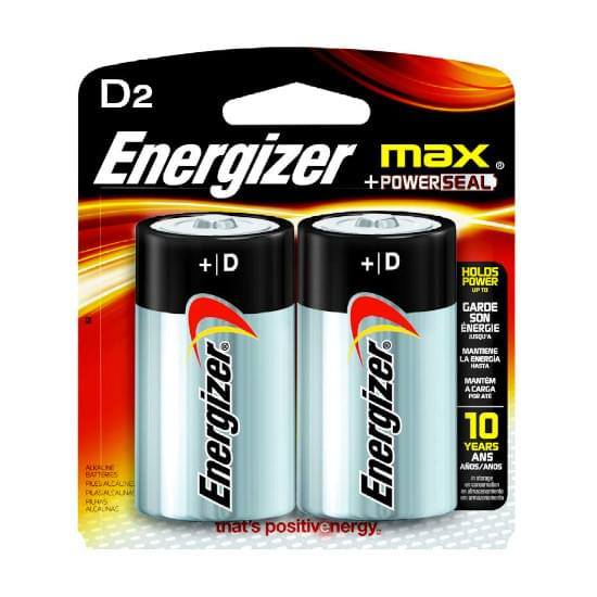 Imagem de Pilha energizer max alcalina d2 grande | com 2 unidades