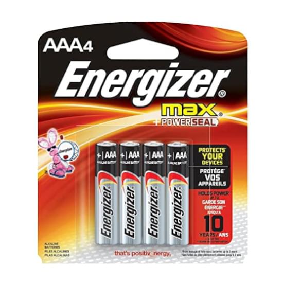 Imagem de Pilha energizer max alcalina aaa palito | com 4 unidades