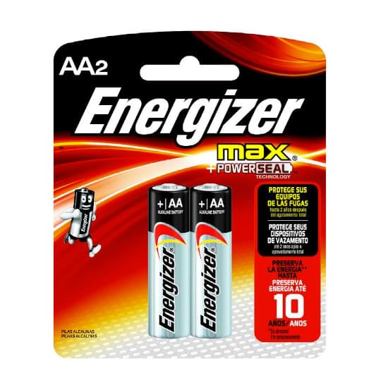 Imagem de Pilha energizer max alcalina aa pequena | com 2 unidades