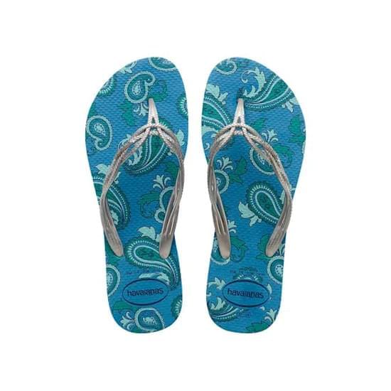 Imagem de Sandália havaianas feminina flash sweet royal azul aço 39/40