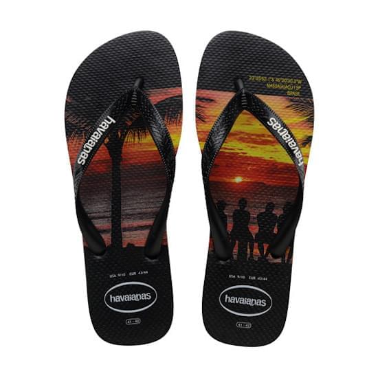 Imagem de Sandália havaianas masculino hype preto 41/42