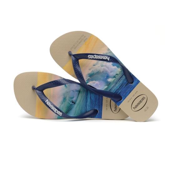 Imagem de Sandália havaianas masculino hype areia/marinho 43/44