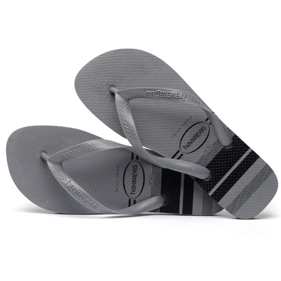 Imagem de Sandália havaianas masculina top basic cinza aço 35/36