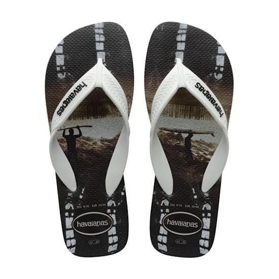 Imagem de Sandália havaianas masculino surf preto/branco/preto 37/38