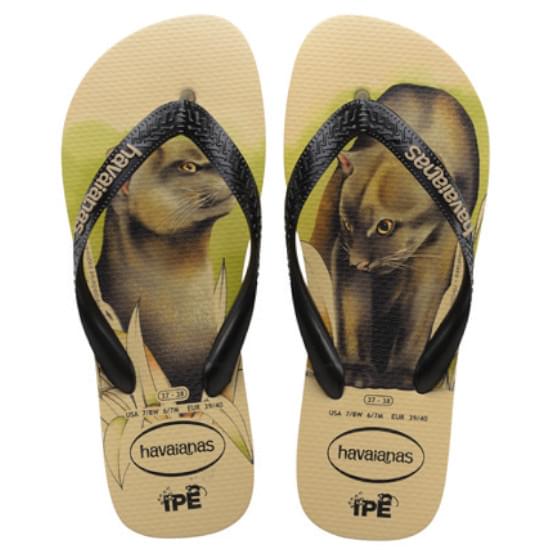 Imagem de Sandália havaianas masculino ipe areia/preto 39/40