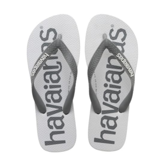 Imagem de Sandalias havaianas unissex top logomania2  cinza aço 35/36