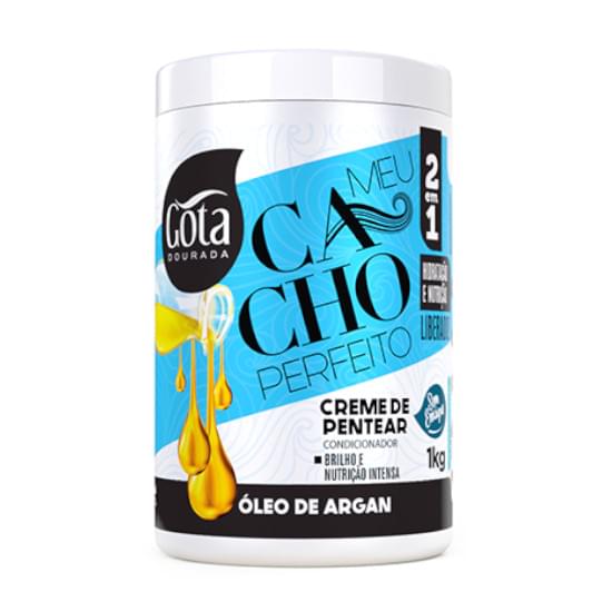 Imagem de Creme de pentear óleo de argan gota dourada 1kg