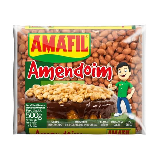 Imagem de Amendoim claro amafil 500g