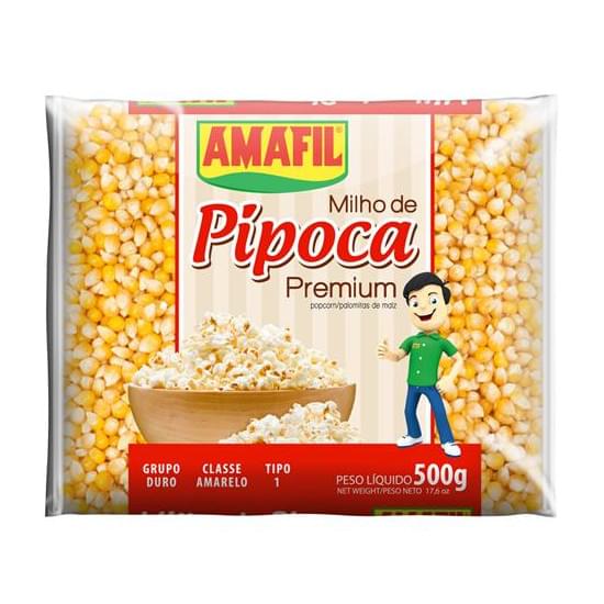 Imagem de Milho de pipoca premium amafil 500g