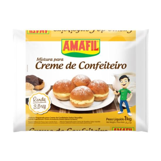 Imagem de Mistura para creme de confeiteiro amafil 1kg