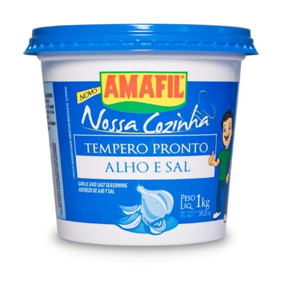 Imagem de Tempero pronto alho e sal amafil 1kg