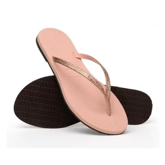 Imagem de Sandalia havaiana feminina you shine rosa ballet 39/40