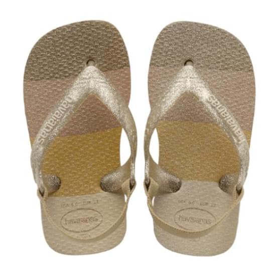 Imagem de Sandália havaianas infantil baby pallete glow areia 17/18