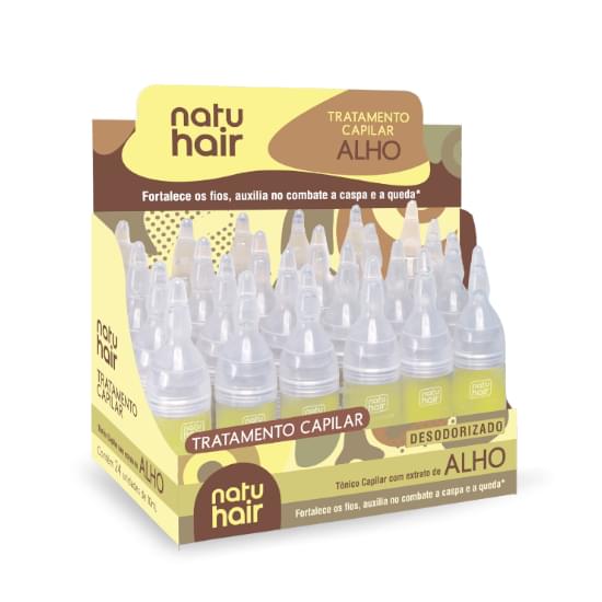 Imagem de Ampola natu hair alho 10ml