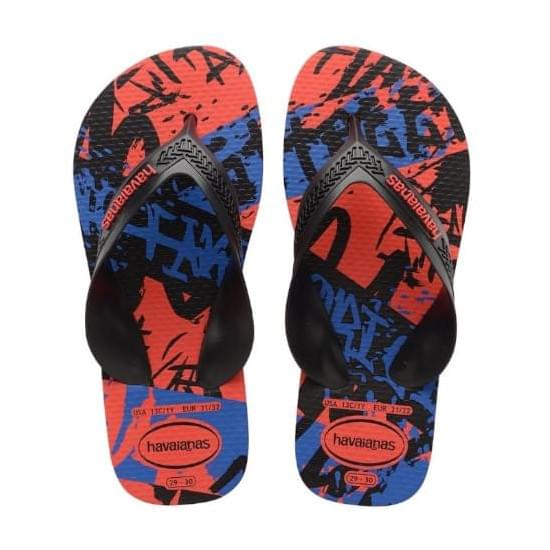 Imagem de Sandalias havaianas kids max street vermelho crush 35/36