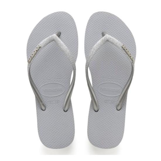 Imagem de Sand¿lia havaianas feminina slim glitter cinza gelo 39/40