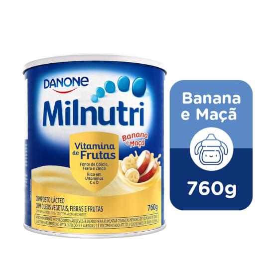 Imagem de Danone milnutri vitamina de frutas lata 760g