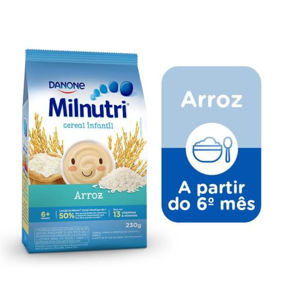 Imagem de Danone milnutri cereal arroz sachê 230g