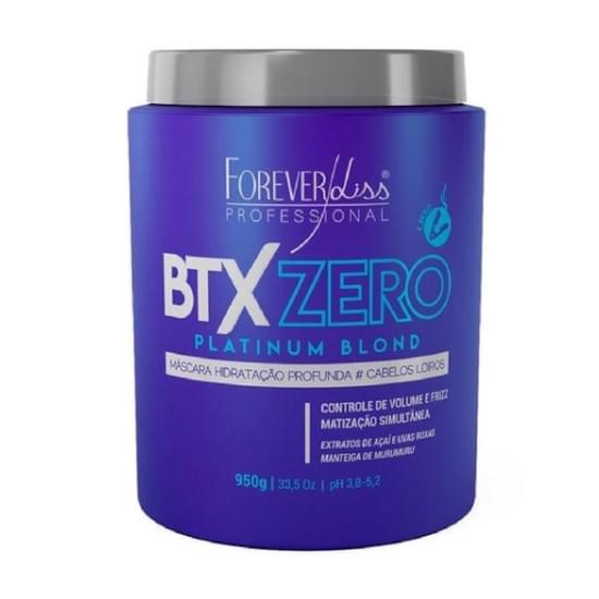 Imagem de Máscara para hidratação forever liss btx zero platinum blond 950g