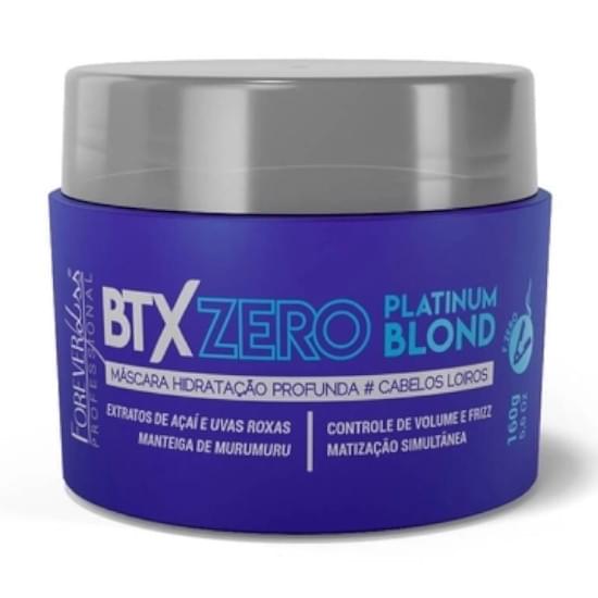 Imagem de Máscara para hidratação forever liss btx zero platinum blond 160g