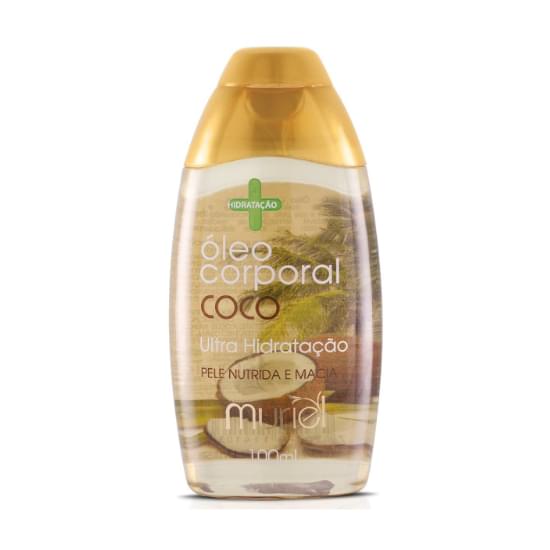 Imagem de Óleo corporal de amêndoas com óleo de coco muriel 150ml