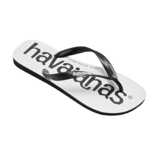 Imagem de Sandália havaianas unissex top logo mania preto/preto 23/24