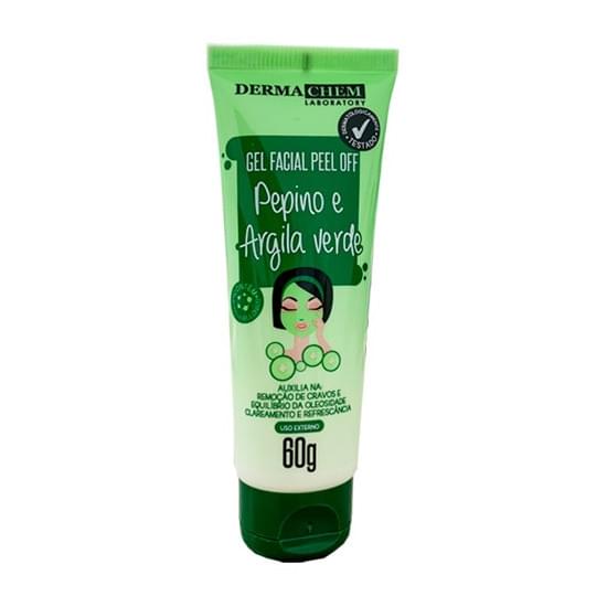 Imagem de Dermachem gel facial peel off pepino e argila verde 60g