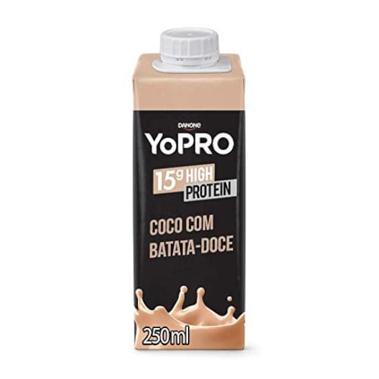 Imagem de Danone bebida láctea yopro zero lactose sabor coco com batata-doce caixa 250ml