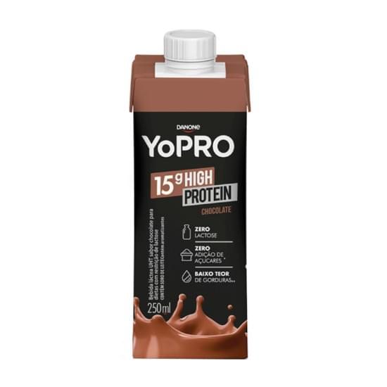 Imagem de Danone bebida láctea yopro zero lactose sabor chocolate caixa 250ml