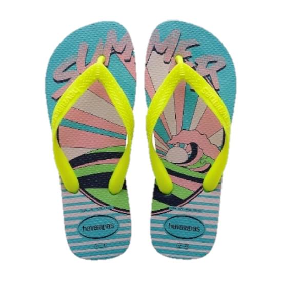 Imagem de Sand¿lia havaianas feminina top vibes azul 41/42