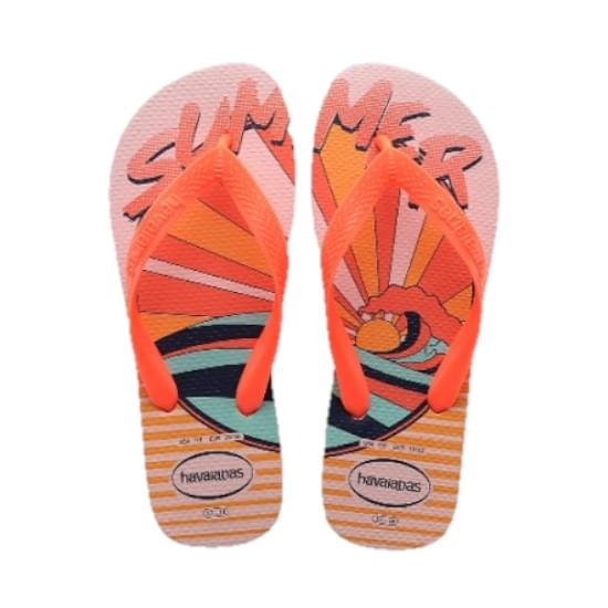 Imagem de Sandalia havaianas feminina top vibes candy pink 35/36