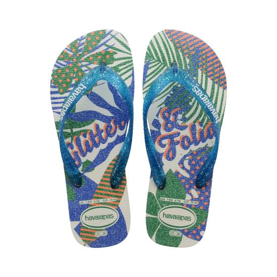 Imagem de Sandália havaianas masculina top festa branco 41/42