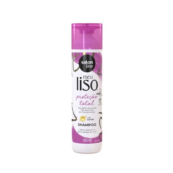 Imagem de Shampoo meu liso proteção total 300ml - salon line