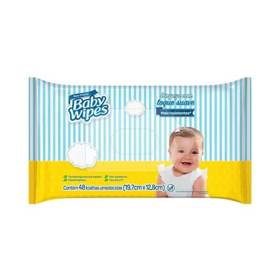 Imagem de Toalha umedecida infantil huggies baby wipes | com 48 unidades