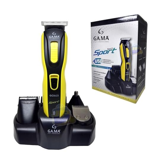 Imagem de Kit máquinas de corte de cabelo gama gcs547 sport usb (gc542 + gt527)