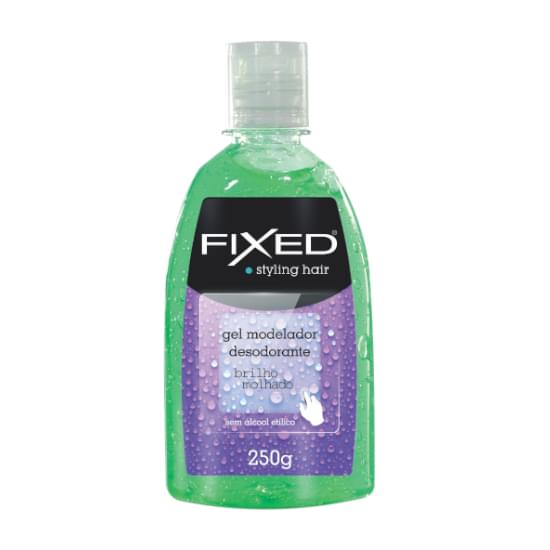 Imagem de Fixed gel styling hair modelador 250g verde