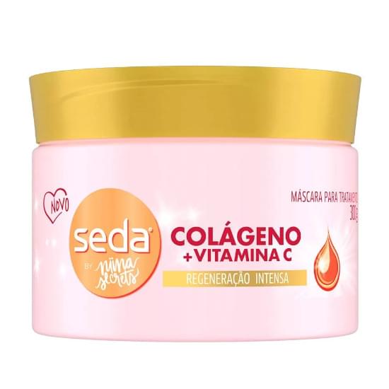 Imagem de Máscara de tratamento seda colágeno e vitamina c by niina secrets 300g