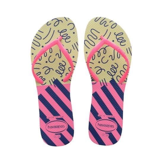 Imagem de Sandália havaianas feminina flat mix lima 35/36