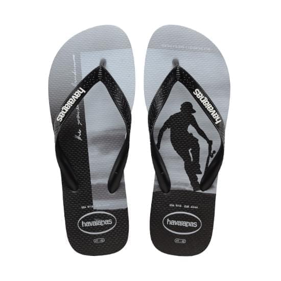 Imagem de Sandália havaianas masculino hype preto/preto/branco/branco 39/40