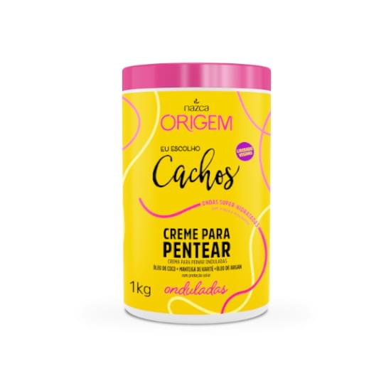 Imagem de Creme de pentear origem onduladas eu escolho cachos 1kg