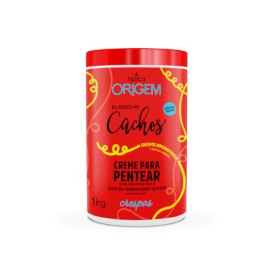 Imagem de Creme de pentear origem crespas eu escolho cachos 1kg