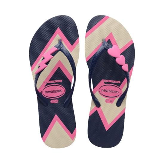 Imagem de Sandália havaianas feminina fantasia pop bege palha 37/38