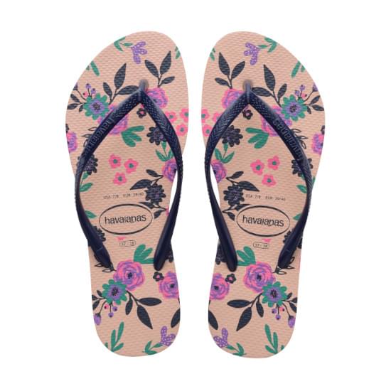 Imagem de Sandália havaianas feminina slim romance rosa ballet 39/40