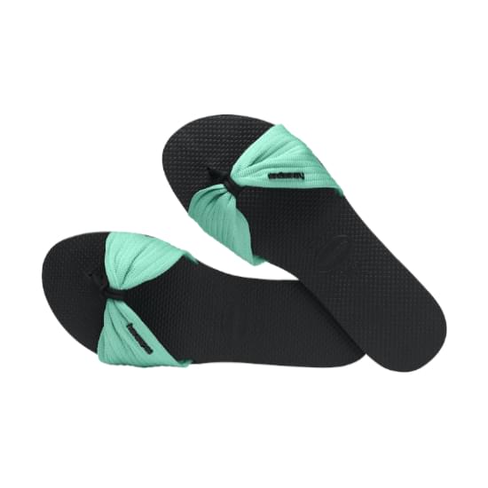 Imagem de Sandália havaianas feminina you st tropez basic preto 33/34