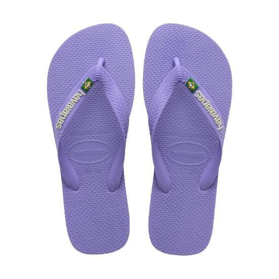 Imagem de Sandália havaianas unissex brasil logo roxo paisley 35/36