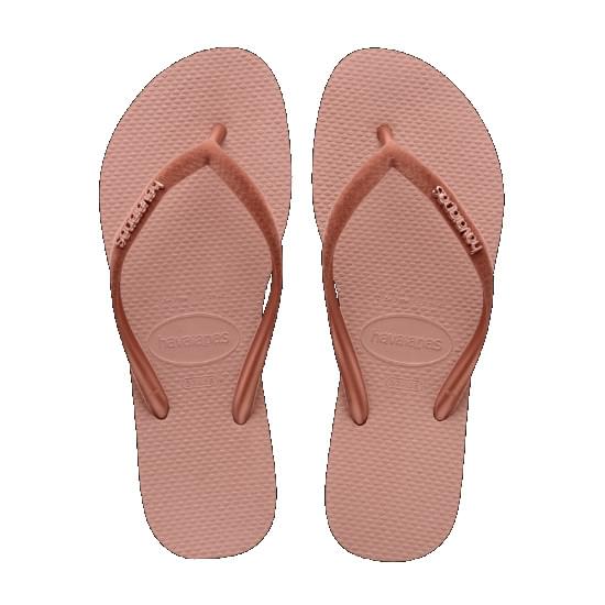 Imagem de Sandália havaianas feminina slim velvet rosa/rosa 37/38