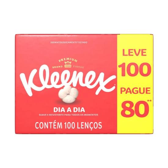 Imagem de Lenço de papel kleenex original | leve 100 pague 80 unidades