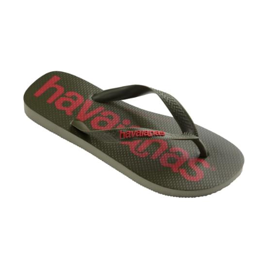 Imagem de Sandalias havaianas unissex top logomania2 verde yucca 35/36